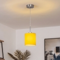 Brilagi - LED luster na sajli NUBILA 1xE27/60W/230V pr. 14 cm žuta
