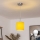 Brilagi - LED luster na sajli NUBILA 1xE27/60W/230V pr. 14 cm žuta