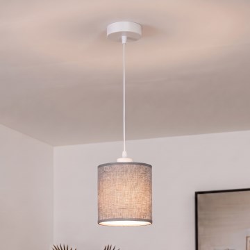 BRILAGI - LED luster na sajli NUBILA 1xE27/60W/230V Ø 14 cm bijela/siva