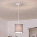 BRILAGI - LED Luster na sajli NUBILA 1xE27/60W/230V Ø 14 cm bijela/svijetlosiva