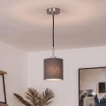 Brilagi - LED luster na sajli NUBILA 1xE27/60W/230V Ø 14 cm crna/antracit