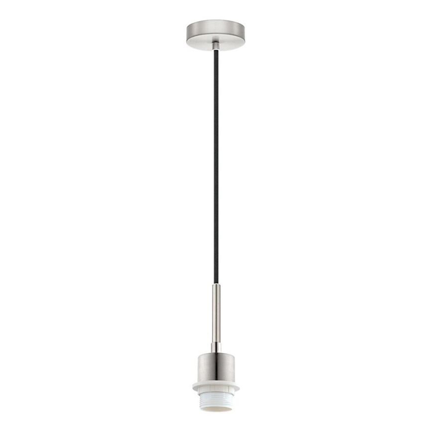 Brilagi - LED luster na sajli NUBILA 1xE27/60W/230V Ø 14 cm crna/bijela
