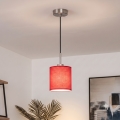 Brilagi - LED luster na sajli NUBILA 1xE27/60W/230V Ø 14 cm crna/crvena