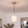 Brilagi - LED luster na sajli NUBILA 1xE27/60W/230V Ø 14 cm crna/krem