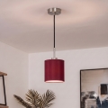 Brilagi - LED luster na sajli NUBILA 1xE27/60W/230V Ø 14 cm crna/pompejanska crvena