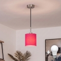 Brilagi - LED luster na sajli NUBILA 1xE27/60W/230V Ø 14 cm crna/ružičasta