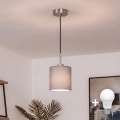 Brilagi - LED luster na sajli NUBILA 1xE27/60W/230V, Ø 14 cm, crna/svijetlosiva