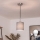 Brilagi - LED luster na sajli NUBILA 1xE27/60W/230V, Ø 14 cm, crna/svijetlosiva