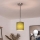 Brilagi - LED luster na sajli NUBILA 1xE27/60W/230V Ø 14 cm crna/zelena