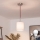 Brilagi - LED luster na sajli NUBILA 1xE27/60W/230V Ø 14 cm crvena/bijela