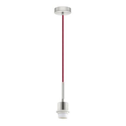Brilagi - LED luster na sajli NUBILA 1xE27/60W/230V Ø 14 cm crvena/bijela
