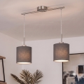 Brilagi - LED luster na sajli NUBILA 2xE27/60W/230V antracit