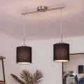 Brilagi - LED luster na sajli NUBILA 2xE27/60W/230V crna