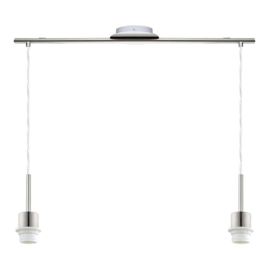 Brilagi - LED luster na sajli NUBILA 2xE27/60W/230V crna