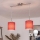 Brilagi - LED luster na sajli NUBILA 2xE27/60W/230V crvena