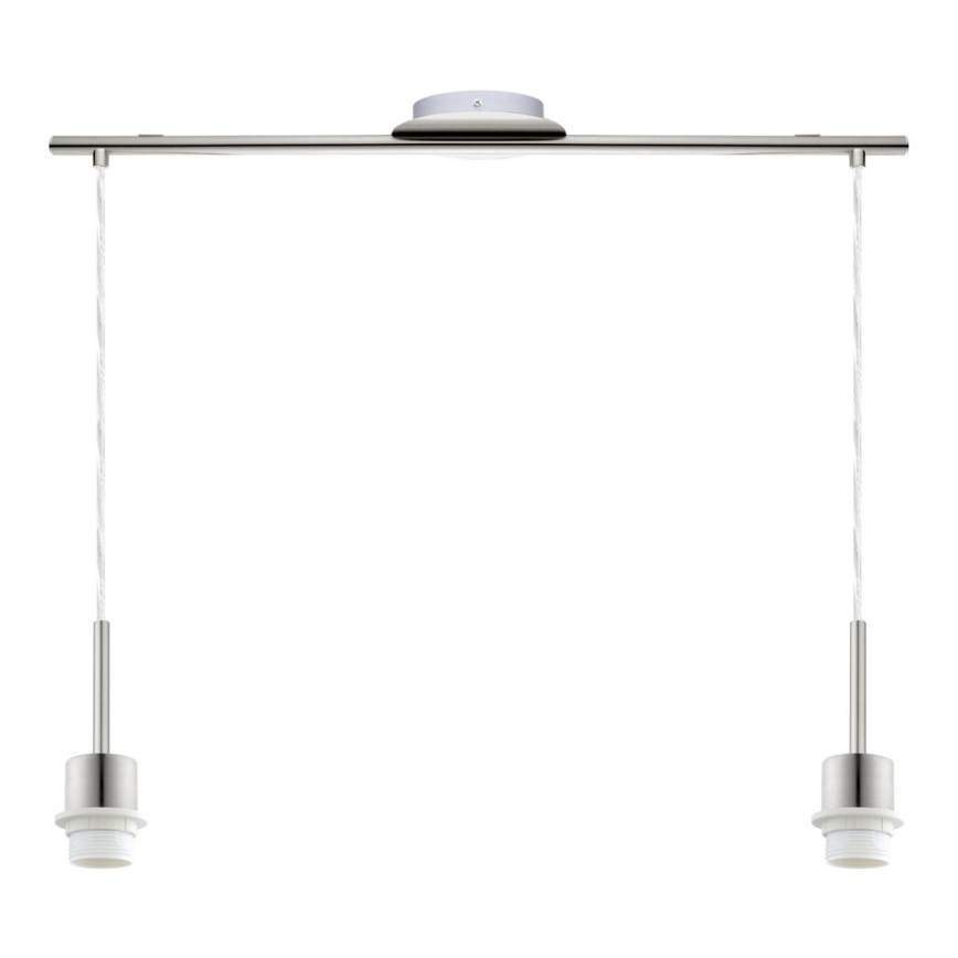 Brilagi - LED luster na sajli NUBILA 2xE27/60W/230V crvena