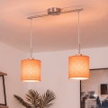 Brilagi - LED luster na sajli NUBILA 2xE27/60W/230V narančasta