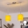 Brilagi - LED luster na sajli NUBILA 2xE27/60W/230V žuti