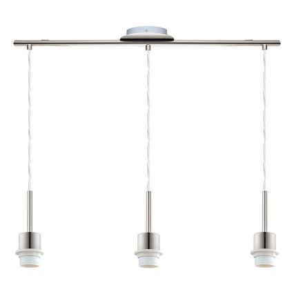 Brilagi - LED luster na sajli NUBILA 3xE27/60W/230V antracit