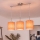 Brilagi - LED luster na sajli NUBILA 3xE27/60W/230V narančasta