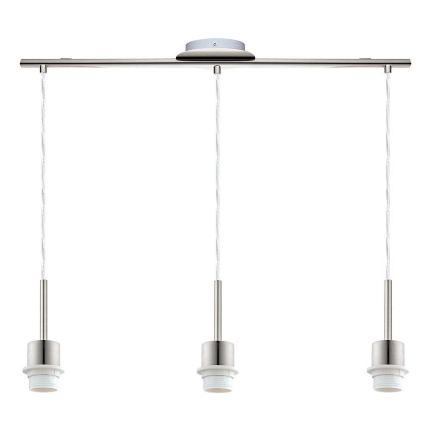 Brilagi - LED luster na sajli NUBILA 3xE27/60W/230V smeđa