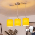 Brilagi - LED luster na sajli NUBILA 3xE27/60W/230V žuta