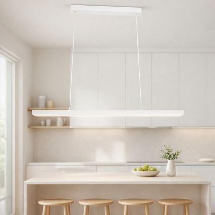 Brilagi - LED luster na sajli PAXIS LED/30W/230V 120 cm bijela