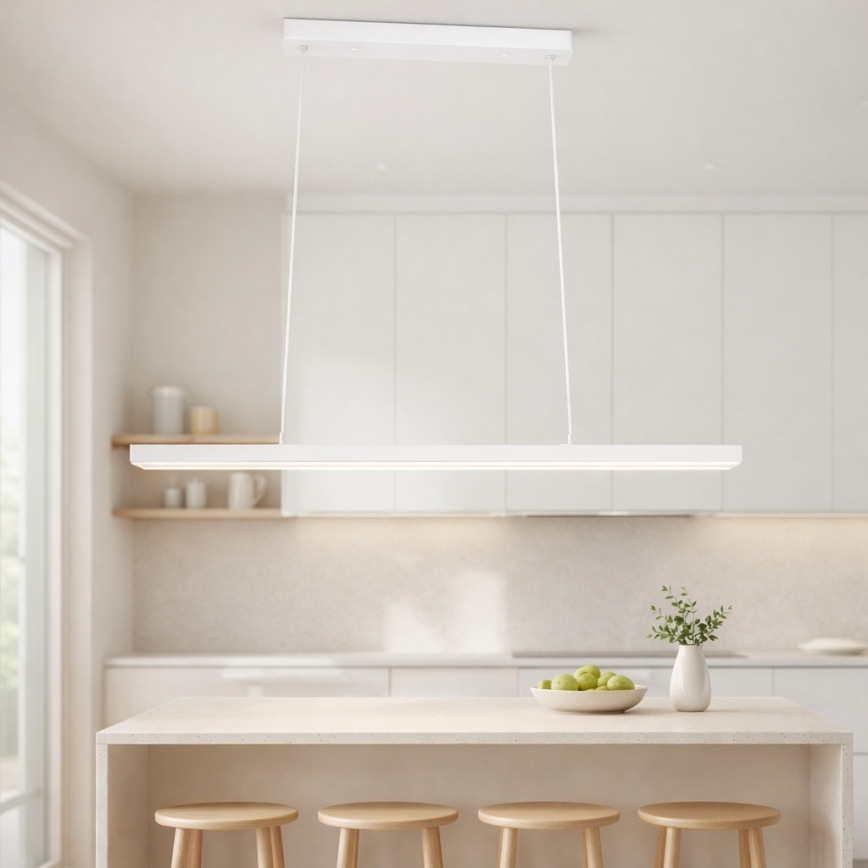 Brilagi - LED luster na sajli PAXIS LED/30W/230V 120 cm bijela