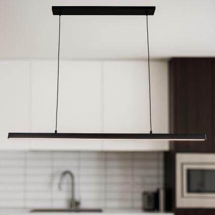 Brilagi - LED luster na sajli PAXIS LED/30W/230V 120 cm crna