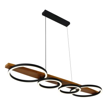 Brilagi - LED luster na sajli PLANK LED/35W/230V 4000K 30x100 cm drvo