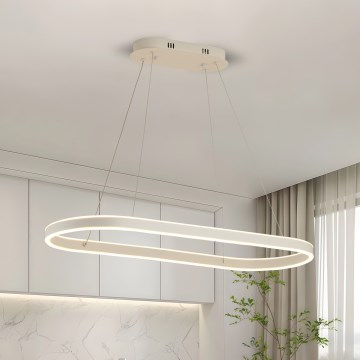 Brilagi - LED luster na sajli PONDIE LED/45W/230V 80x30 cm bijela