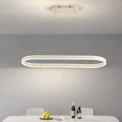 Brilagi - LED luster na sajli PONDIE LED/45W/230V 80x30 cm bijela