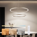 Brilagi - LED luster na sajli PORTOFINO s mogućnošću prigušivanja LED/98W/230V 3000-6000K promjer 80 cm bež + daljinski upravljač