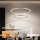 Brilagi - LED luster na sajli PORTOFINO s mogućnošću prigušivanja LED/98W/230V 3000-6000K promjer 80 cm bež + daljinski upravljač