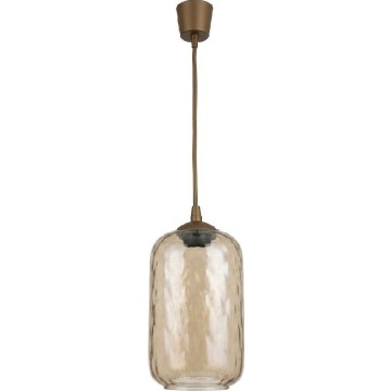Brilagi - LED luster na sajli RETRO GLASS 1xE27/60W/230V pr. 14 cm smeđa/dimljeno smeđa