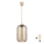 Brilagi - LED luster na sajli RETRO GLASS 1xE27/60W/230V Ø 14 cm bež/zadimljeno-smeđa