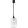 Brilagi - LED luster na sajli RETRO GLASS 1xE27/60W/230V Ø 14 cm crna/bijela