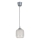 Brilagi - LED luster na sajli RETRO GLASS 1xE27/60W/230V Ø 14 cm srebrna/bijela