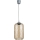 Brilagi - LED luster na sajli RETRO GLASS 1xE27/60W/230V Ø 14 cm srebrna/dimno-smeđa