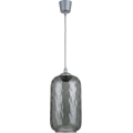Brilagi - LED luster na sajli RETRO GLASS 1xE27/60W/230V Ø 14 cm srebrna/zadimljeno-siva