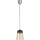 Brilagi - LED luster na sajli RETRO GLASS 1xE27/60W/230V Ø 15,5 cm srebrna/zadimljeno bež/crna