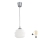 Brilagi - LED luster na sajli RETRO GLASS 1xE27/60W/230V Ø 20 cm srebrna/bijela