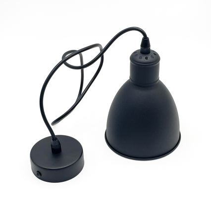 Brilagi - LED luster na sajli RIDDY 1xE27/60W/230V crna