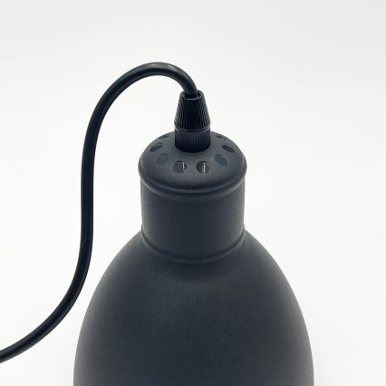 Brilagi - LED luster na sajli RIDDY 1xE27/60W/230V crna