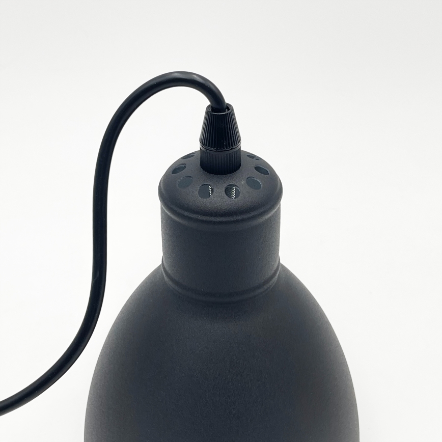 Brilagi - LED luster na sajli RIDDY 1xE27/60W/230V crna