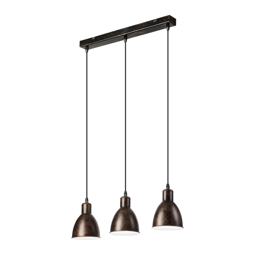 Brilagi - LED luster na sajli RIDDY 3xE27/60W/230V bakrena/patina