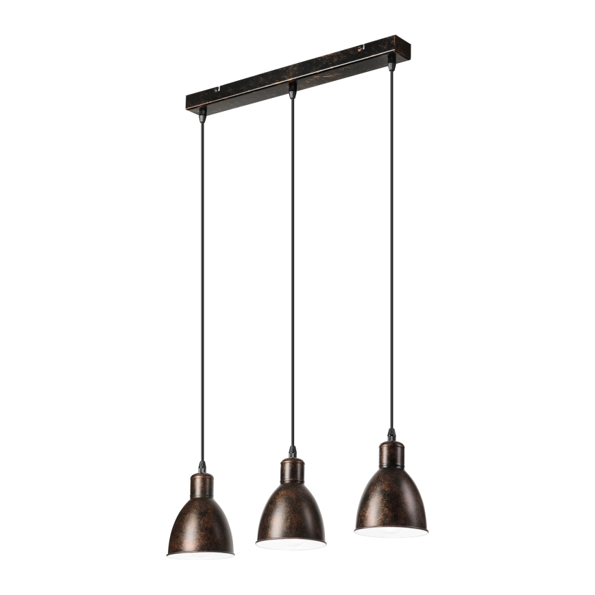 Brilagi - LED luster na sajli RIDDY 3xE27/60W/230V bakrena/patina