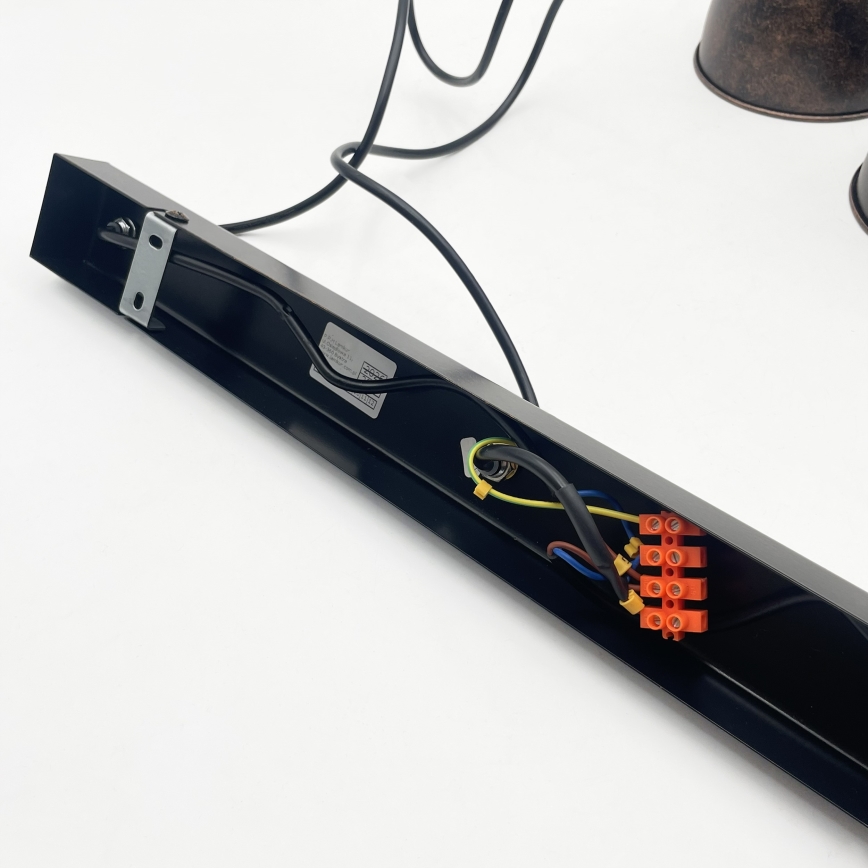 Brilagi - LED luster na sajli RIDDY 3xE27/60W/230V bakrena/patina