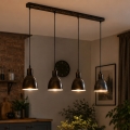 Brilagi - LED luster na sajli RIDDY 4xE27/60W/230V bakrena/patina