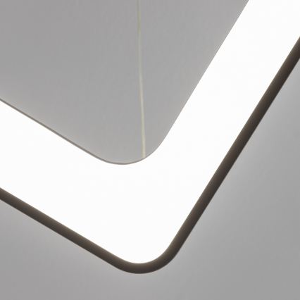 Brilagi - LED luster s mogućnošću prigušivanja na sajli FALCON II LED/125W/230V 3000-6500K 60x60 cm crni + daljinski upravljač